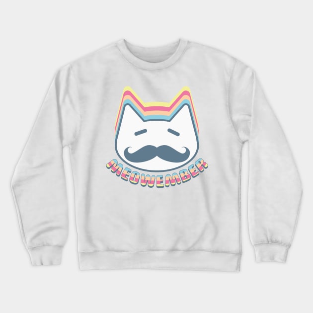 Meow in November or Meowember Crewneck Sweatshirt by FunawayHit